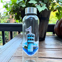 Load image into Gallery viewer, Tower Glass Water Bottle- "The Amy"