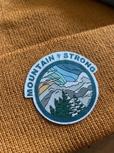 Load image into Gallery viewer, MOUNTAIN STRONG Beanie- various colors and styles to choose from SALE!!!