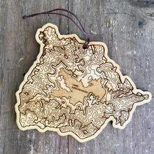 Load image into Gallery viewer, ORNAMENT: LAKE ARROWHEAD TOPOGRAPHY