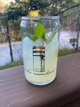 Load image into Gallery viewer, 20K GOLD 'Lake Arrowhead Tower'- Beer Can Glass