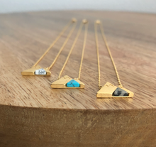 Load image into Gallery viewer, DAINTY STONE MOUNTAIN PENDANT