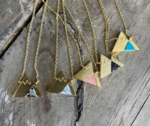 Load image into Gallery viewer, DAINTY STONE MOUNTAIN PENDANT