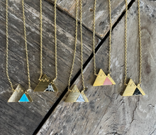 Load image into Gallery viewer, DAINTY STONE MOUNTAIN PENDANT