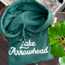 Load image into Gallery viewer, Lake Arrowhead chain-stitched: HOODIE 'eLAvated' collection