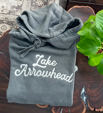Load image into Gallery viewer, Lake Arrowhead chain-stitched: HOODIE 'eLAvated' collection