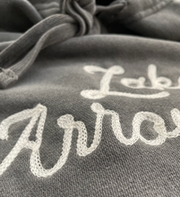 Load image into Gallery viewer, Lake Arrowhead chain-stitched: HOODIE 'eLAvated' collection
