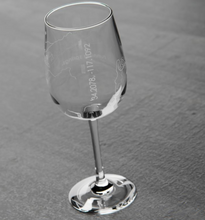 Load image into Gallery viewer, Running Springs Map Stemmed Wine Glass