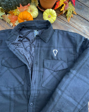 Load image into Gallery viewer, PUFFY PLAID FLANNEL JACKET