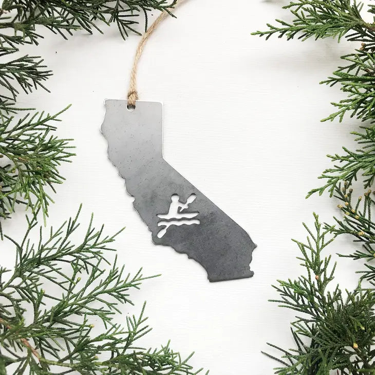 California Kayak Ornament