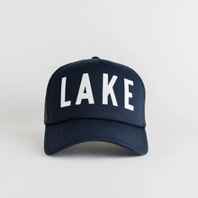 Load image into Gallery viewer, LAKE Trucker Hat - Navy
