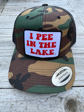 Load image into Gallery viewer, WHISKEY BENT &amp; LAKE BOUND TRUCKER HAT
