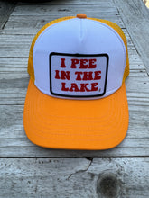 Load image into Gallery viewer, WHISKEY BENT &amp; LAKE BOUND TRUCKER HAT
