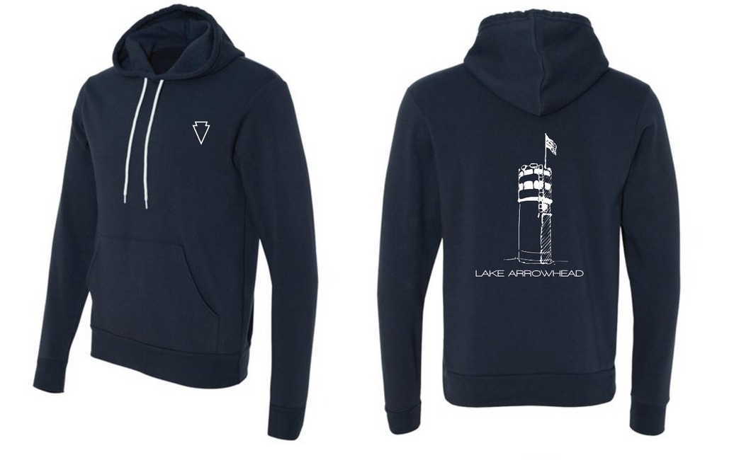 TOWER PULLOVER HOODIE (unisex) NAVY