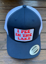 Load image into Gallery viewer, &quot;I PEE IN THE LAKE&quot; Snapback Trucker HAT

