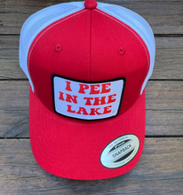 Load image into Gallery viewer, &quot;I PEE IN THE LAKE&quot; Snapback Trucker HAT
