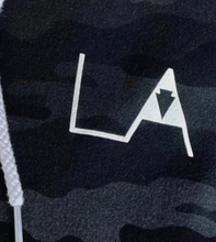 Load image into Gallery viewer, BLACK CAMO ZIP HOODED SWEATSHIRT [unisex]
