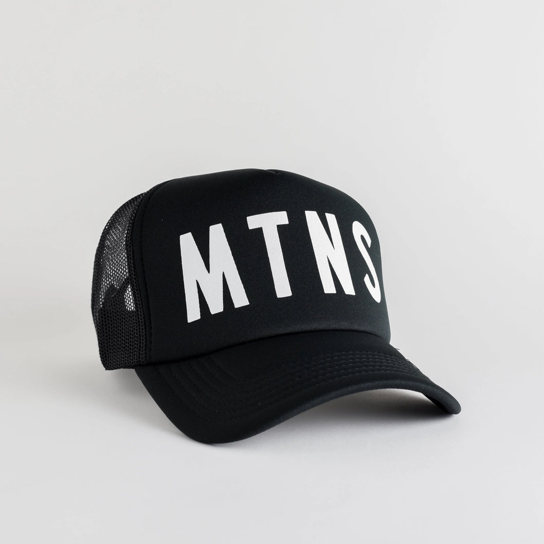 MTNS Trucker Hat - Black