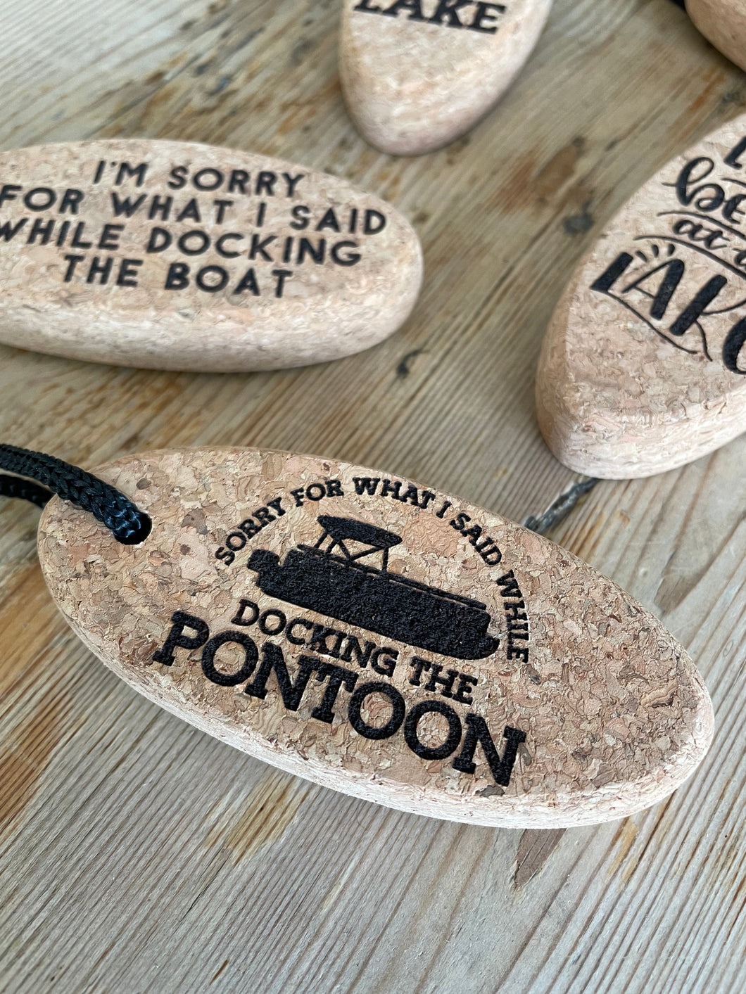 Floating Cork Boat Keychain - Multiple to choose from!