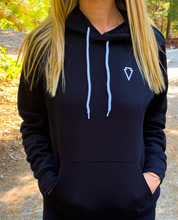 Load image into Gallery viewer, TOWER FLEECE PULLOVER HOODIE- BLACK (UNISEX XL)
