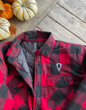 Load image into Gallery viewer, PUFFY PLAID FLANNEL JACKET
