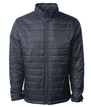 Load image into Gallery viewer, Puffy Jacket BLACK w/white arrowhead
