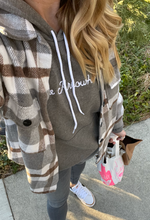 Load image into Gallery viewer, Lake Arrowhead 100% hand, chain-stitched sweatshirt &#39;eLAvated&#39; collection- hoodie or crewneck
