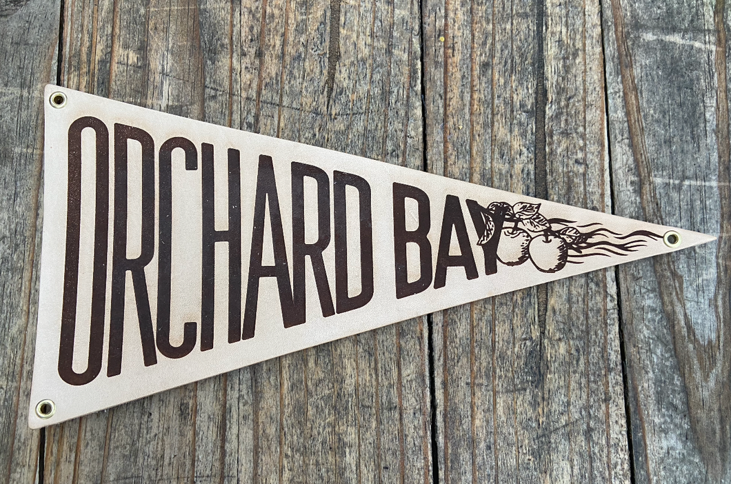LEATHER PENNANT: ORCHARD BAY
