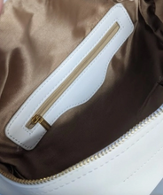 Load image into Gallery viewer, Vegan Leather Crossbody Fanny Pack- Cream or Black
