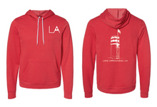 Load image into Gallery viewer, TOWER HOODIE (unisex): Heather Red
