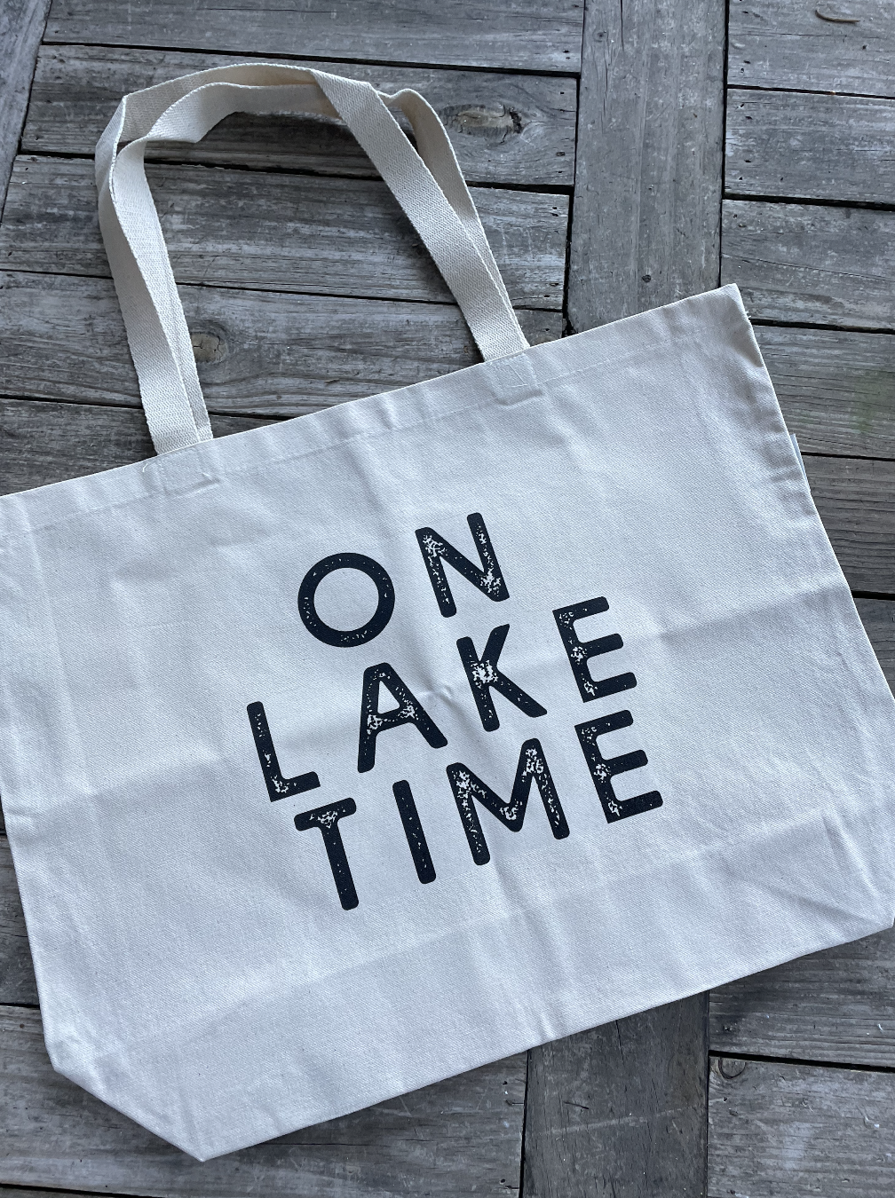 ON LAKE TIME XL Tote Bag