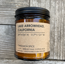 Load image into Gallery viewer, LAKE ARROWHEAD &#39;hometown&#39; MAP CANDLE
