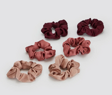 Load image into Gallery viewer, KITSCH: Holiday Satin Sleep Scrunchies- 2 COLOR OPTIONS

