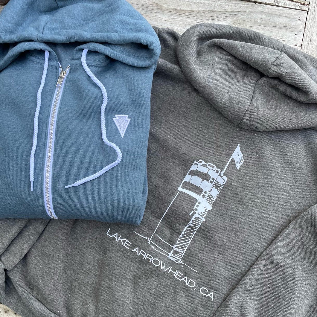 TOWER SWEATSHIRT (zip-up or pullover, multiple colors to choose from)