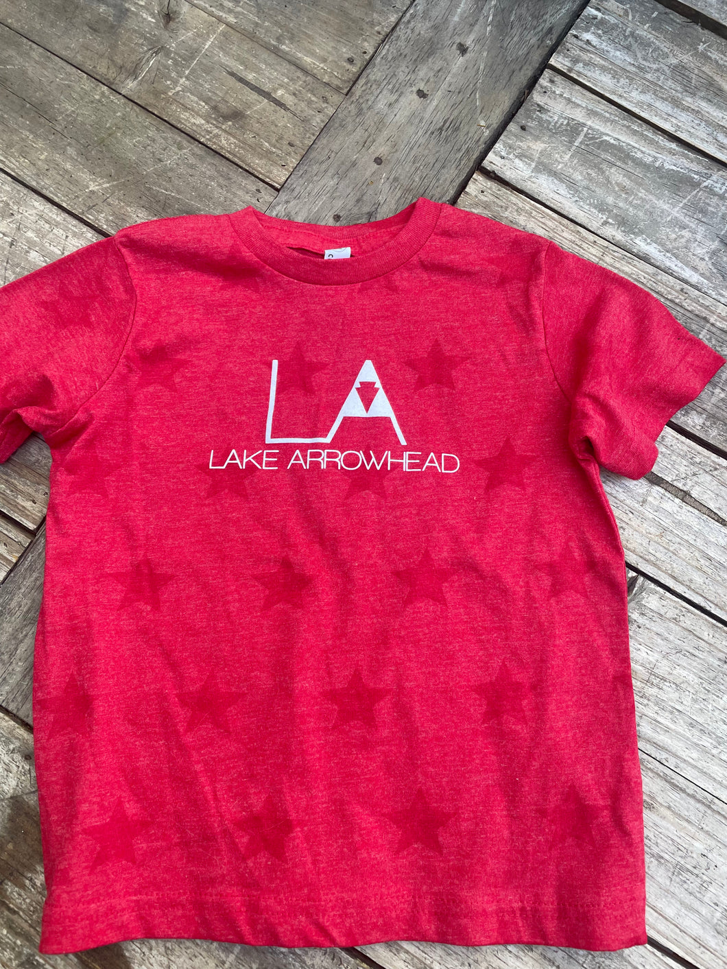 LAKE ARROWHEAD (TODDLER AND YOUTH): Red Star Shirt *LIMITED SIZES*