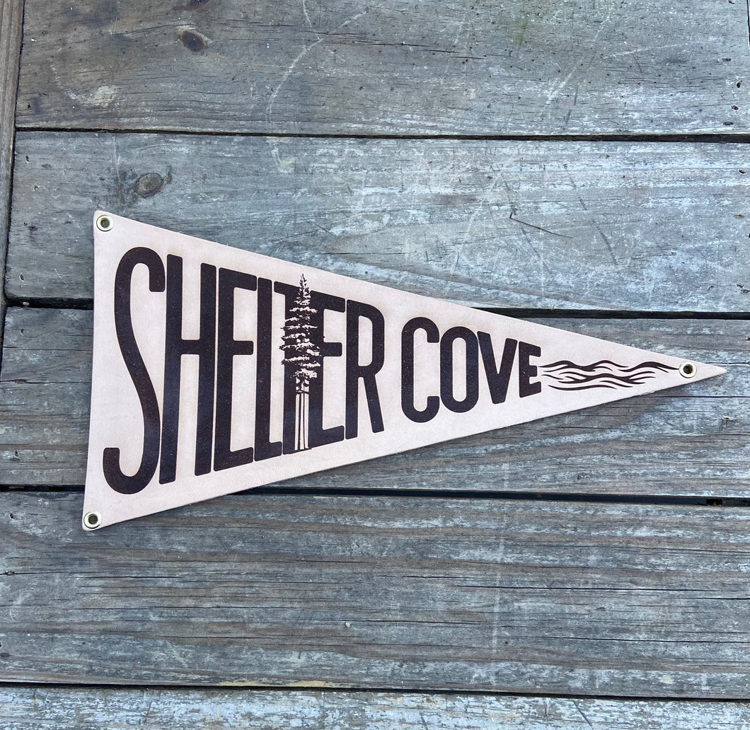 LEATHER PENNANT:  SHELTER COVE