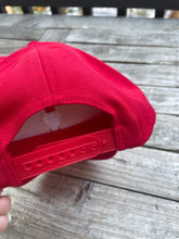 Load image into Gallery viewer, SNAPBACK: RED W/WHITE ARROWHEAD- PERMACURV BILL
