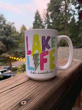 Load image into Gallery viewer, LAKE LIFE Lake Arrowhead 11oz/15oz Mug- single, pair of 2 or set of 4
