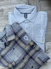 Load image into Gallery viewer, FLANNEL SHIRT- - GREY/NAVY/TAN- the ‘Matt’
